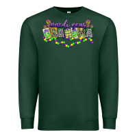 Sports Green mardi gras grandma Premium Sweatshirt - CowGirlArtShop