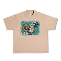 Burro cowhide turquoise leather background Urban Heavy Tee - AdoDesignShop