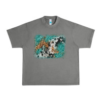 Tornado cowhide turquoise leather background Urban Heavy Tee - AdoDesignShop