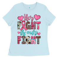 Baby Blue her fight is our fight Ladies Tee - JahusDesignShop