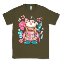 Army Green dentist gnome Classic Tee - NancyCooperArtShop