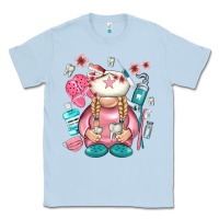 Dusty Blue dentist gnome Classic Tee - NancyCooperArtShop