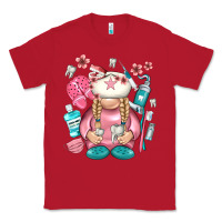 Red dentist gnome Classic Tee - NancyCooperArtShop