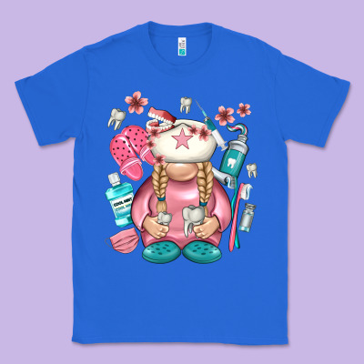 Dentist Gnome Classic Tee Designed By Nancycooperartshop