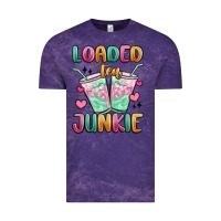 Cloud Purple loaded tea junkie Vintage Tee - MaliasSmallBusiness