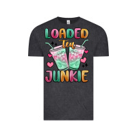 Vintage Black loaded tea junkie Vintage Tee - MaliasSmallBusiness