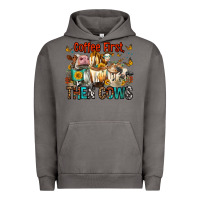 Pigment Tornado Coffee First Then Cows Urban Hoodie - FaDigitalArtStudio