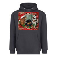 Smoke christmas heifer cow  gnomies Heavyweight Hoodie - CowGirlArtShop