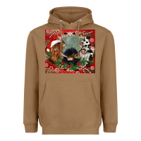 Toasted Coconut christmas heifer cow  gnomies Heavyweight Hoodie - CowGirlArtShop