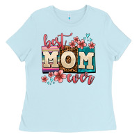 Baby Blue best mom ever Ladies Tee - AdoDesignShop