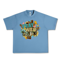 Pebble Blue pray wait trust crosses christian Urban Heavy Tee - NancyCooperArtShop