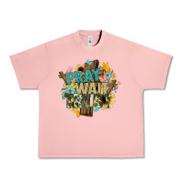 Salmon pray wait trust crosses christian Urban Heavy Tee - NancyCooperArtShop