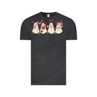 Vintage Black valentines day ghost Vintage Tee - MaliasSmallBusiness