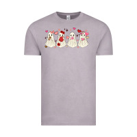 Vintage Zinc valentines day ghost Vintage Tee - MaliasSmallBusiness