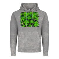 Cloud Rock st patrick's day shamrock and plaid distressed background Vintage Hoodie - RanaPortraitStore