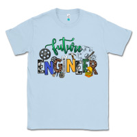 Dusty Blue future engineer Classic Tee - NancyCooperArtShop