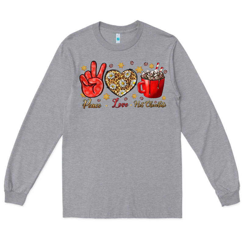 Peace Love Hot Chocolate Long Sleeve Tee by BundleAndBundleShop | Teevron