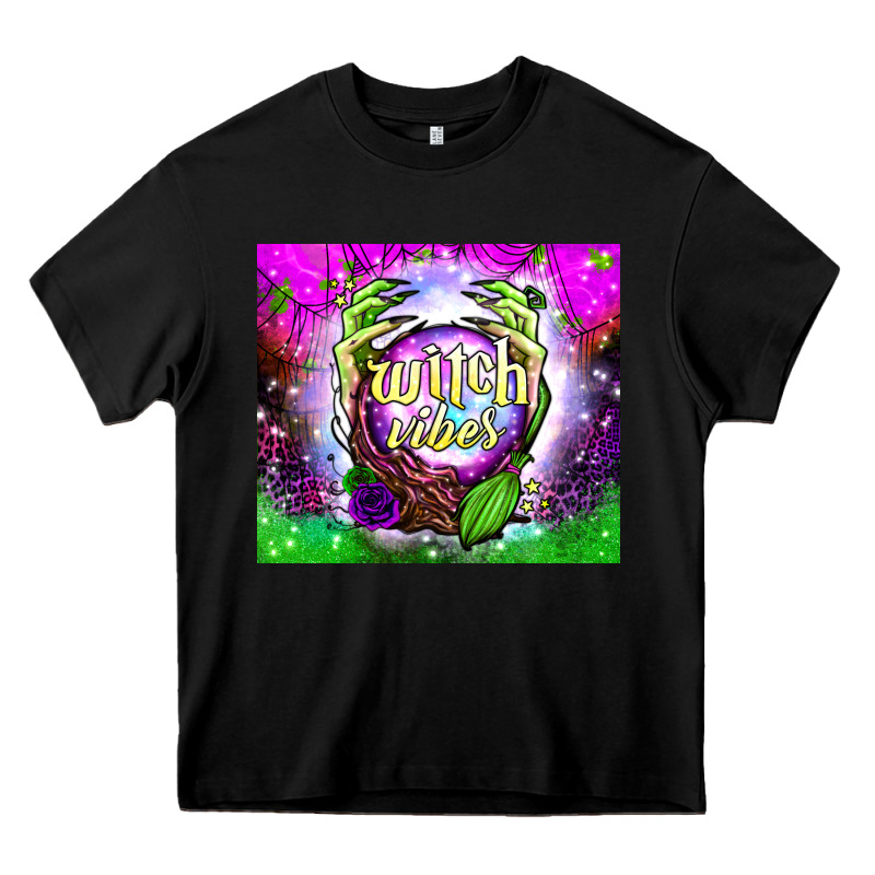 Witch Vibes Crystal Ball Tumbler Heavy Core Tee by BundleAndBundleShop | Teevron