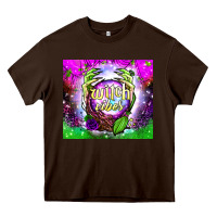Chocolate Brown witch vibes crystal ball tumbler Heavy Core Tee - BundleAndBundleShop
