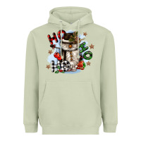 Matcha ho ho ho snowman gnome Heavyweight Hoodie - CowGirlArtShop