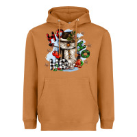 Meerkat ho ho ho snowman gnome Heavyweight Hoodie - CowGirlArtShop