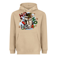 Mushroom ho ho ho snowman gnome Heavyweight Hoodie - CowGirlArtShop