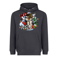 Smoke ho ho ho snowman gnome Heavyweight Hoodie - CowGirlArtShop