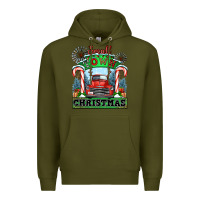 Army Green small town christmas Premium Hoodie - CowGirlArtShop