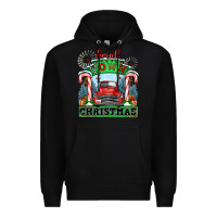 Black small town christmas Premium Hoodie - CowGirlArtShop