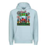 Blue Mist small town christmas Premium Hoodie - CowGirlArtShop