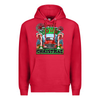 Cardinal small town christmas Premium Hoodie - CowGirlArtShop