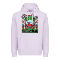 Lilac small town christmas Premium Hoodie - CowGirlArtShop