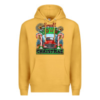 Mustard small town christmas Premium Hoodie - CowGirlArtShop