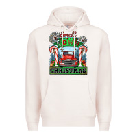 Pale Pink small town christmas Premium Hoodie - CowGirlArtShop