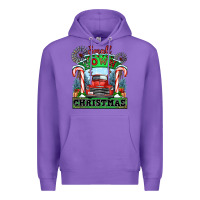 Purple small town christmas Premium Hoodie - CowGirlArtShop