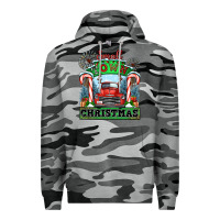 Slate Camo small town christmas Premium Hoodie - CowGirlArtShop