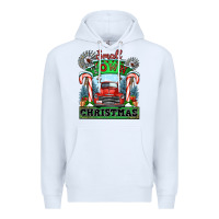 White small town christmas Premium Hoodie - CowGirlArtShop