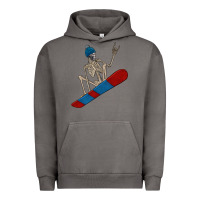 Pigment Tornado skeleton snowboard Urban Hoodie - FaDigitalArtStudio