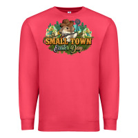 Cardinal Small town Easter Day Premium Sweatshirt - HowdyJamesFarm