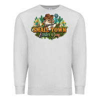 Dove Grey Small town Easter Day Premium Sweatshirt - HowdyJamesFarm