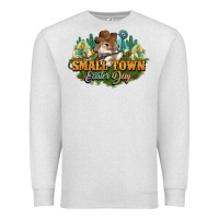 Oatmeal Heather Small town Easter Day Premium Sweatshirt - HowdyJamesFarm