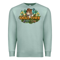 Seafoam Small town Easter Day Premium Sweatshirt - HowdyJamesFarm