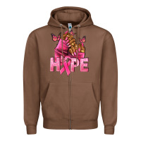 Chestnut hope cancer nails Zipper Hoodie - NancyCooperArtShop
