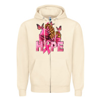 Sandshell hope cancer nails Zipper Hoodie - NancyCooperArtShop