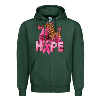 Sports Green hope cancer nails Zipper Hoodie - NancyCooperArtShop