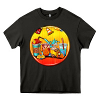 Asphalt firefighter coasters Heavy Core Tee - AdoDesignShop