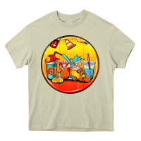 Mossy firefighter coasters Heavy Core Tee - AdoDesignShop