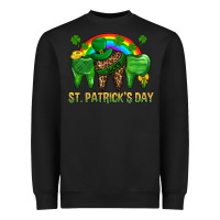 Black St. Patricks Dental Heavyweight Sweatshirt - BundleAndBundleShop