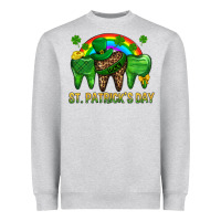 Heather Grey St. Patricks Dental Heavyweight Sweatshirt - BundleAndBundleShop