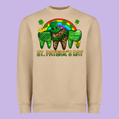 St. Patricks Dental Heavyweight Sweatshirt Designed By Bundleandbundleshop
